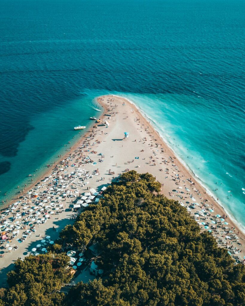 Bol beach on the island of Brac