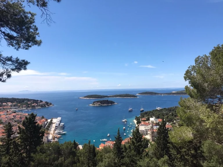 Hvar harbour view - catamaran charter Croatia